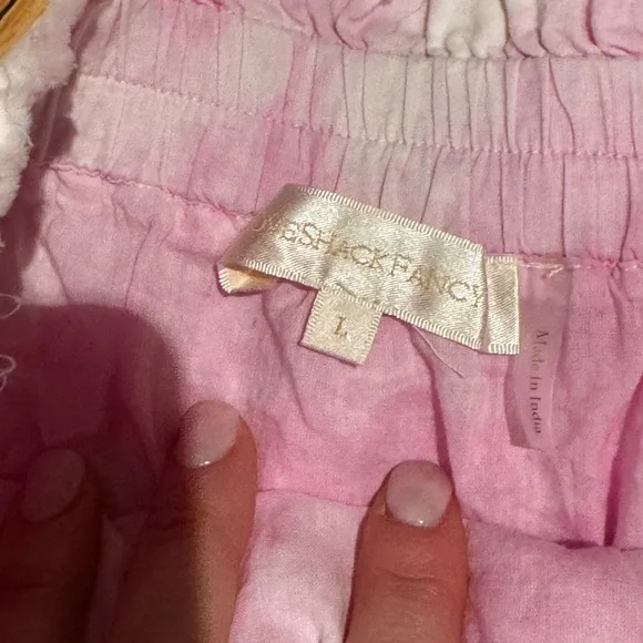 Love shack fancy ruffle tie dye mini skirt - Picture 6 of 10